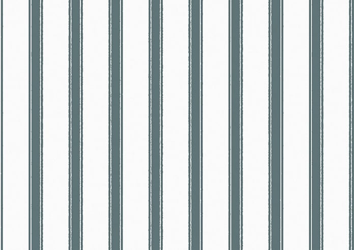 Salcombe Stripe (Blackout), Sea Glass - Motorised Roller Blind - Image 6